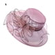thumbnail image 1 of Flor Red Hilo Sombrero para el sol Playa Protector solar Sombrero para el sol Mujer Organza Sombrero de copa Wmkox8yii jkg5752, 1 of 2
