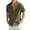 Army Green, variant on Men's Cotton Linen Shirts Short Sleeve Hawaiian Floral Button Down Beach Shirt Casual Holiday Shirts