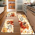 thumbnail image 2 of Floral Kitchen Rugs Sets of 3, Non Slip Kitchen Rugs and Mats Washable Farmhouse Kitchen Rugs Floral Kitchen Floor Mat Carpet Runner Rugs for Hallway Laundry Room, 2 of 12