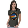 thumbnail image 3 of Retro NASA Space Shuttle Rainbow Women's T Shirt Ladies Tee Brisco Brands S, 3 of 5