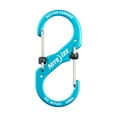 thumbnail image 3 of Nite Ize S-Biner SlideLock Aluminum - Durable Dual Carabiner - Locking Aluminum S-Biner - Secure Keys & Gear with Lockable Carabiner - Size 3, Blue (4 Pack), 3 of 9