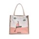 thumbnail image 1 of Bolsa de almuerzo de hombro de lino para mujer de mano con asa superior de gran capacidad (Estilo 2) Ehuebsd Para Estrenar, 1 of 8