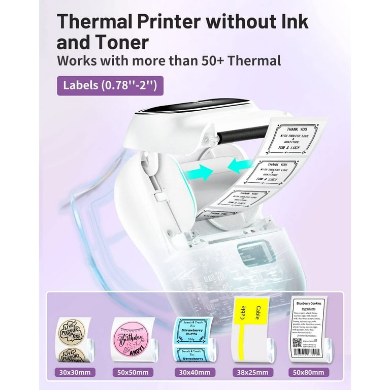 Label Maker Machine, Phomemo M110 Portable Label Printer,Mini