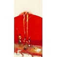 thumbnail image 2 of Marso  11x18 Black Ornate Wood Framed with Double Matting Museum Art Print Titled - La Sortie, 2 of 4