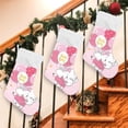 thumbnail image 6 of SKYSONIC Christmas Stockings 2PCS,Cute Baby Elephant with Pink Balloons Big Xmas Stockings Gift Decorations and Party Supplies,Used for Fireplace Decoration Socks Christmas Tree Decoration, 6 of 7