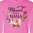 thumbnail image 4 of Inktastic Blessed to Be a Nana with Flowers Long Sleeve T-Shirt, 4 of 5