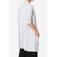 thumbnail image 4 of Cardigan Ouvert en Jersey à Manches 3/4 Décontracté pour Femmes, 4 of 7
