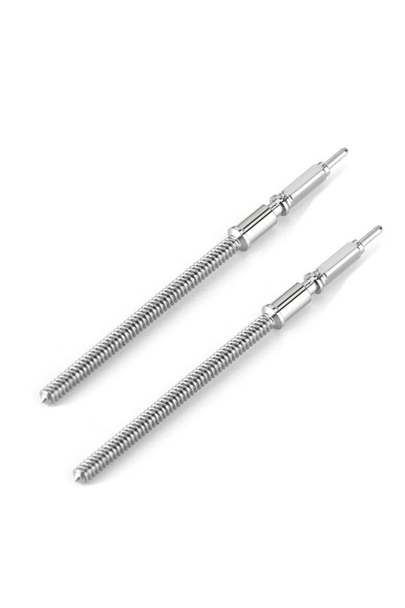 2x Watchmakers Watch Winding Stem Rod Watch Movement Handle Winding Stem Rod Replacement Part For SW200 Movemet