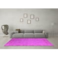 thumbnail image 3 of Ahgly Company Indoor Square Oriental Pink Industrial Area Rugs, 7' Square, 3 of 4