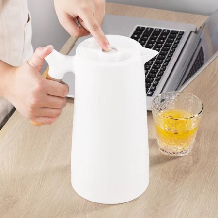 

1pc Thermal Coffee Carafe 1000ml/34oz Household Insulation Kettle Large Capacity Thermal Insulation Pot Glass Liner Thermal Hot Water Bottle