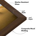 thumbnail image 3 of Americanflat Marco De Fotos De 13 X 19 En Nogal  Marco De Fotos De Madera Diseñada Con Vidrio Resistente A Roturas Y Accesorios Para Colgar Para Exhibición De Pared Horizontal O Vertical, 3 of 5