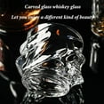 thumbnail image 4 of Tsuki  Whiskey Glasses, Storm Japanese Crystal Whisky Glass Set, Tsuki  Whiskey Set, Gifts for Father Men, 4 of 8