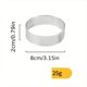thumbnail image 5 of 1pc, Stainless Steel Cake Mold Ring, Perforated Mousse Cake Ring, Round Oval Cookie Cutters, Pancake Molds, Baking Tools, Kitchen Gadgets, Kitchen Accessories, Home Kitchen Items, Multiple Sizes Opti, 5 of 5