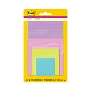 Post-it Super Sticky Notes, Assorted Sizes, Supernova Neons, Lined and Unlined, 4 Pads