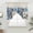 Beige Blue Green, variant on Blue Christmas Poinsettia Swag Valances for Windows 2 Pack, Kitchen Window Curtains 36 Inch Length, Xmas Botanical Balls Snowflake Rustic Privacy Swag Curtains for Living Room/Bathroom 36"x36"