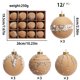 thumbnail image 2 of 12 bolas navideñas de terciopelo plateado con acabado de alambre, adorno colgante para interiores y exteriores, decoración para fiestas, bodas, Halloween, Acción de Gracias, San Valentín., 2 of 5