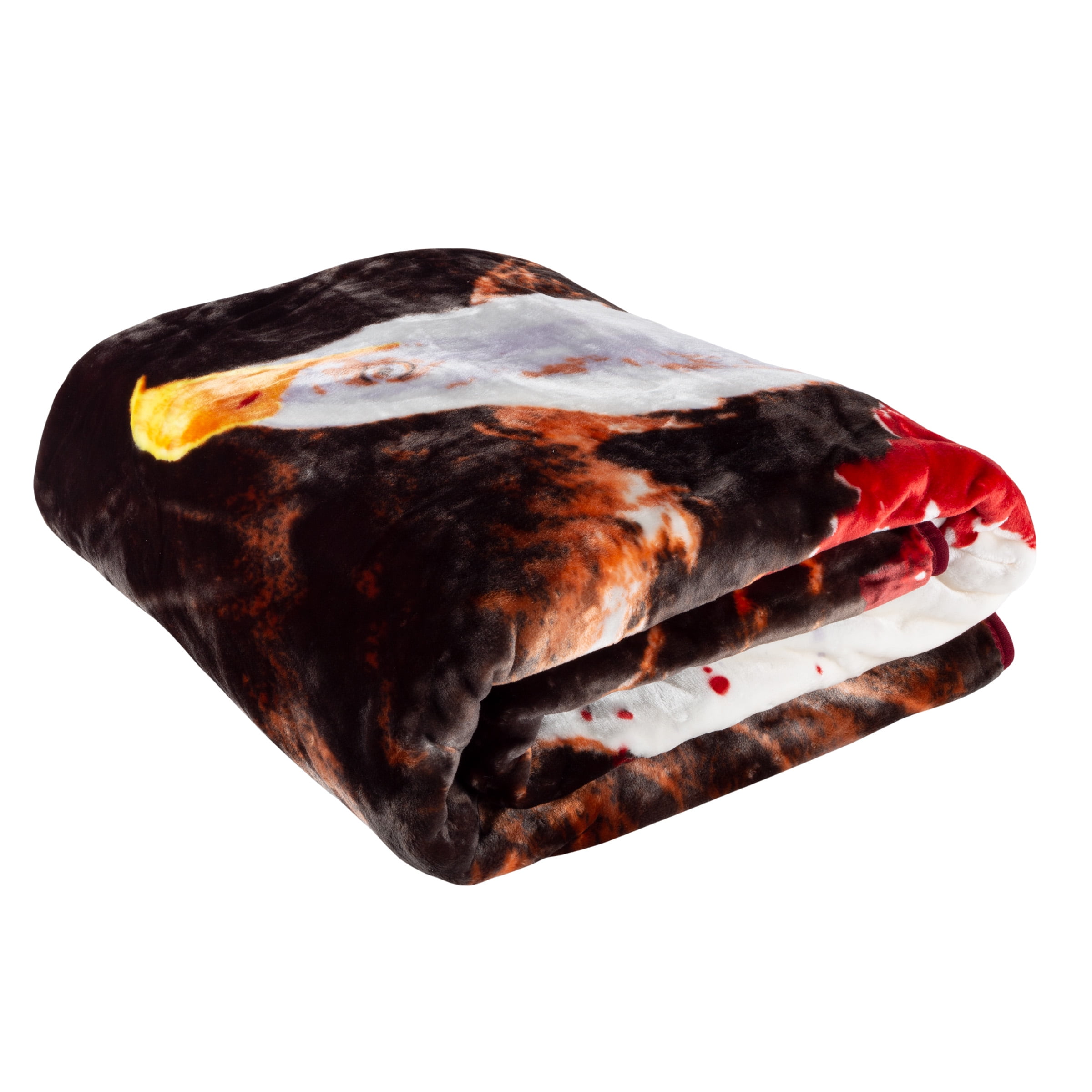 Somerset Home 8-Lb Oversized Throw Blanket for Kids and Adults (Bald Eagle/Multicolor)