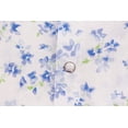 thumbnail image 2 of Women's Sleeveless Pearl Snap Button Floral Duster Nightgown Lounger Robe G168 (Blue, 2XL), 2 of 3