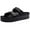 Black, variant on Litfun Slide Sandals for Women Thick Soles Summer Beach Sandals with Arch Support Platform Sandals with Adjustable Buckle, Black