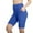 Blue, variant on Brnmxoke Workout Shorts for Women High Waisted Yoga Pants with Pocket Summer Solid Shapewear Butt Lifting Jacquard Leggings