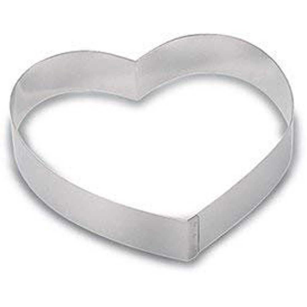Heart Shaped Cake Ring 5cm High 10 cm