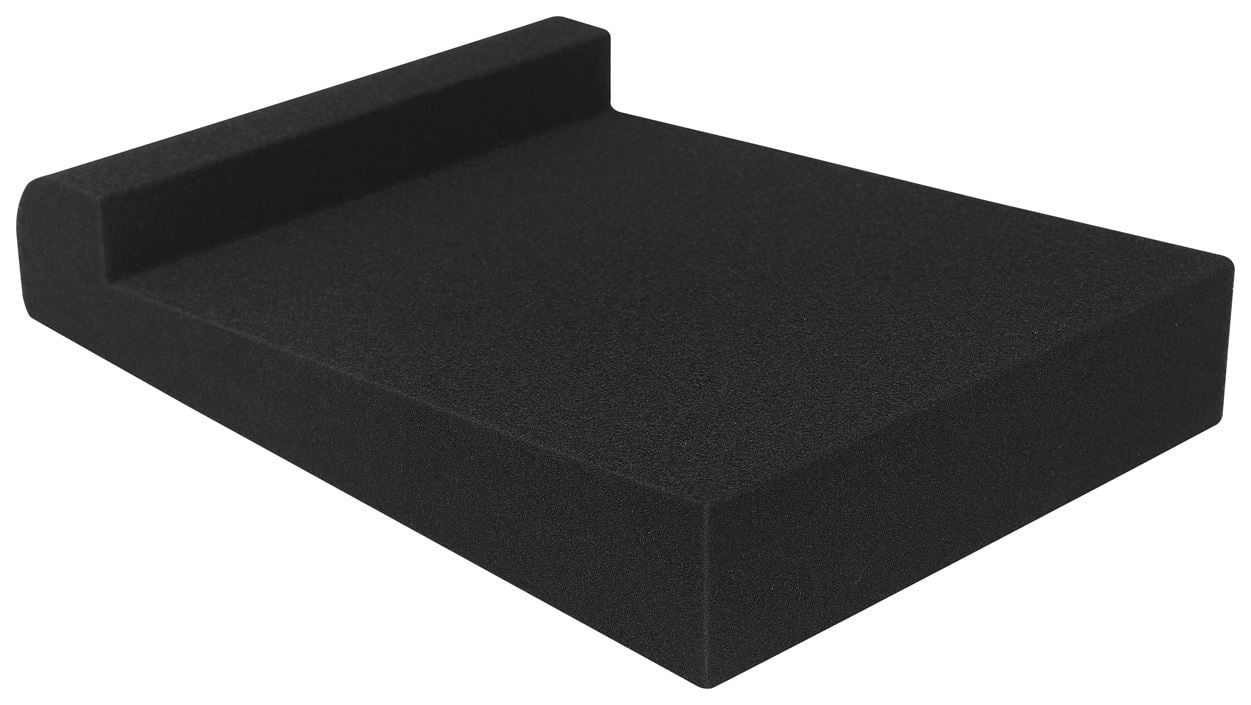 Rockville RRS190S Studio Monitor Isolation Pads High-Density Acoustic Foam Charcoal Gray