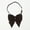 Brown, variant on Fashion Women Tie Red Butterfly Women's Bow Tie Black Knot Female Girl Student Hotel Clerk Waitress Neck Wear Ribbon Ties Green