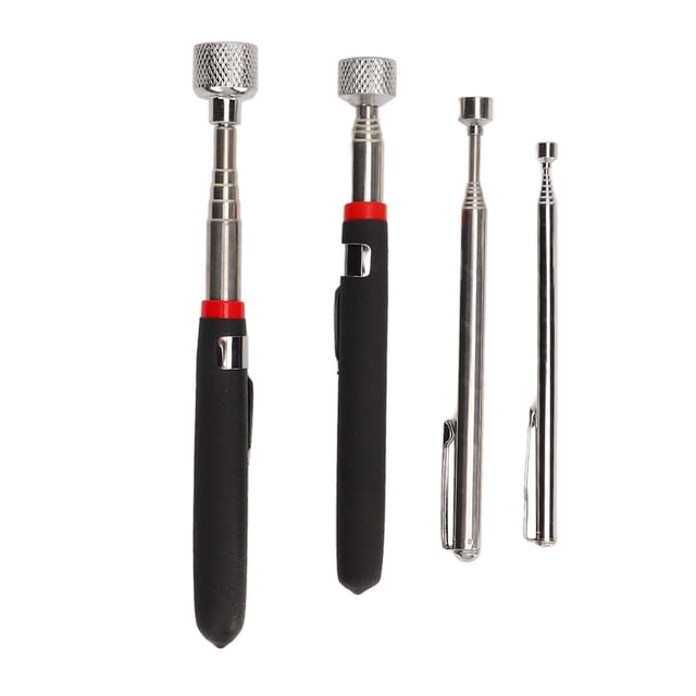 Juego de herramientas de recogida magnética telescópica retráctil de 4 piezas 15 lb 10 lb 3,5 lb 1,5 lb polo magnético Juego