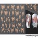 thumbnail image 1 of Pegatinas de corazón bronceado para uñas, deslizadores adhesivos de mariposa, estrella y Luna láser dorado y plateado, accesorios para decoración de uñas DIY, GLBTF-S Deco Dengxun unisex, 1 of 2