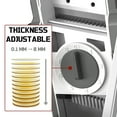 thumbnail image 5 of ONCE FOR ALL Mandoline Food Slicer, Adjustable Slices 0.1-8mm, Gray, 5 of 9
