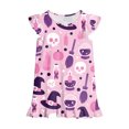 thumbnail image 7 of Leey-World Halloween Pjs Toddler Girls Nightgowns Toddler Princess Soft Halloween Print Pajamas Sleep Dress for Kids, 7 of 7