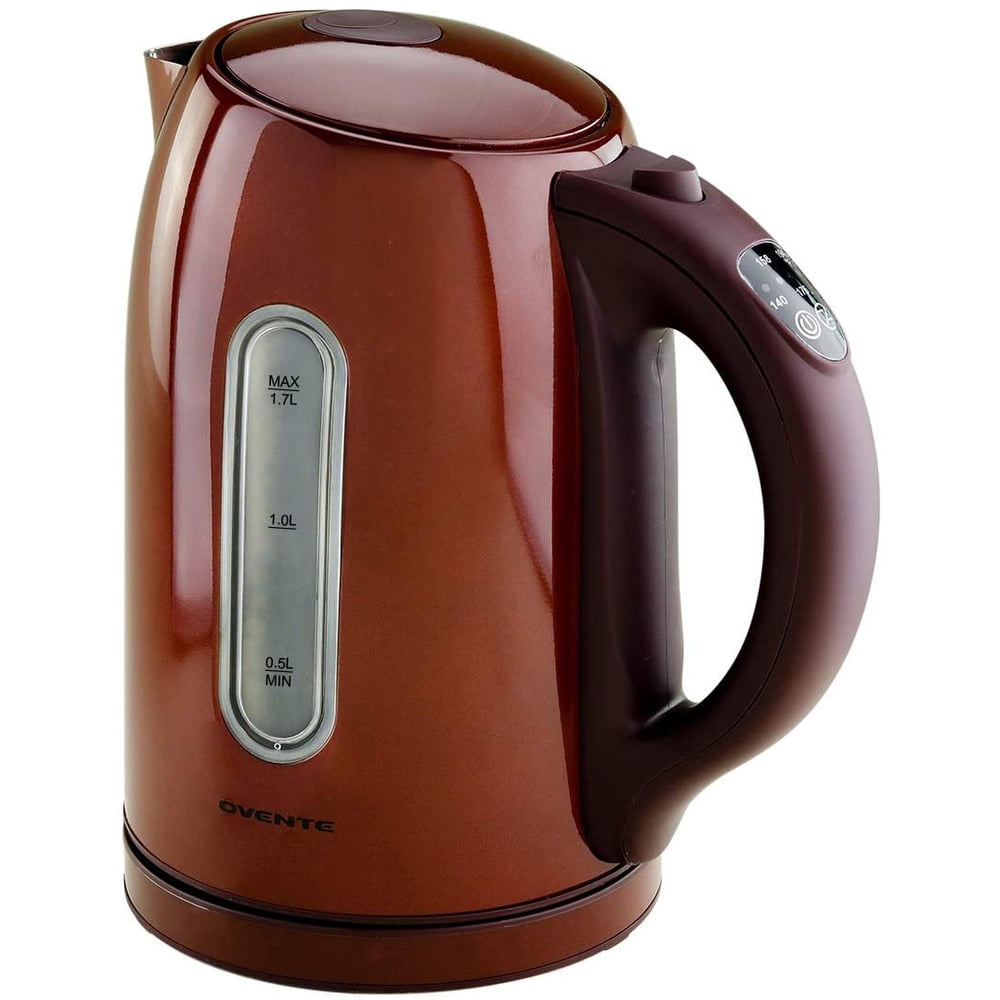 Ovente Electric Kettle 1.7 Liter with 5 Preset Temperature Settings