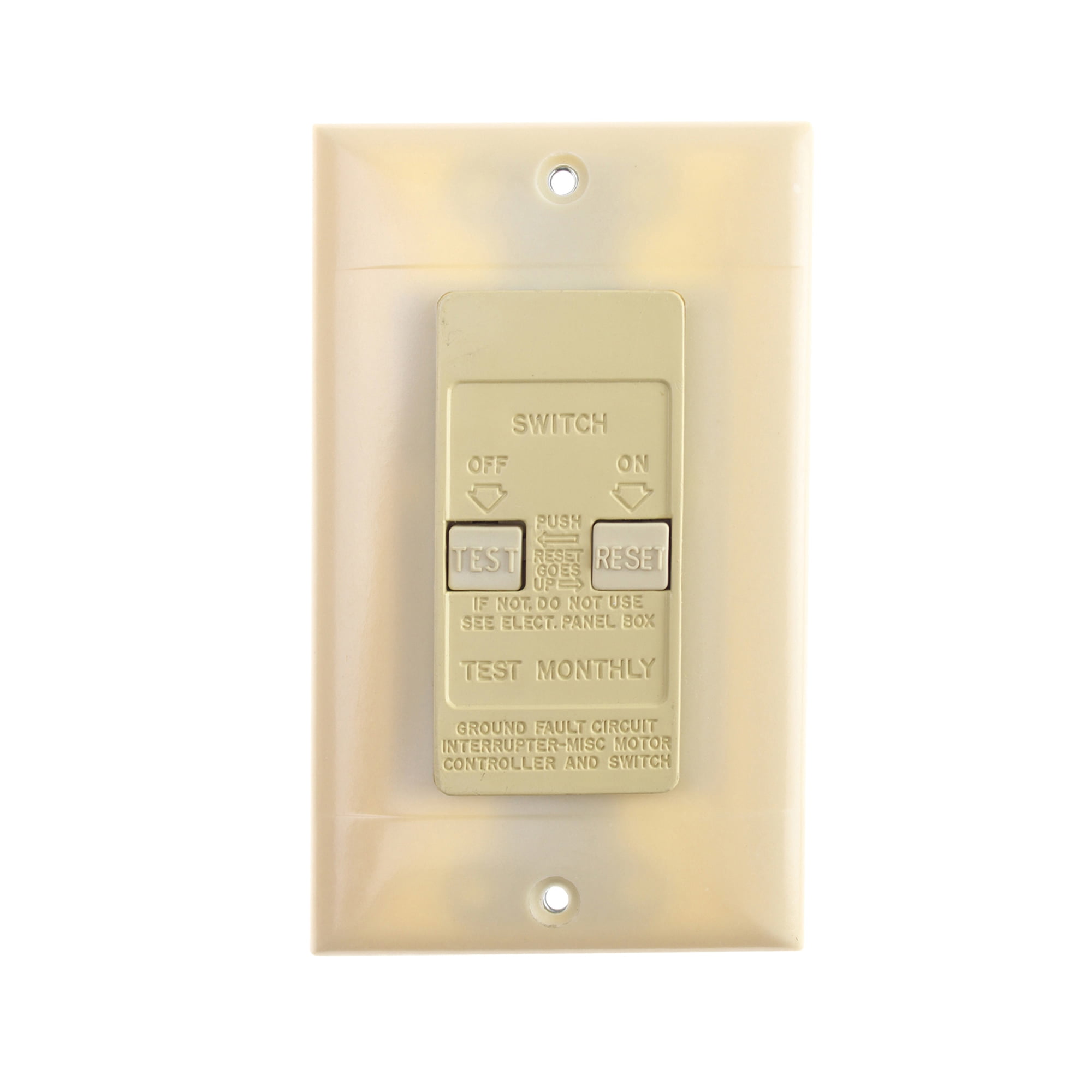 Pass & Seymour Legrand 2081SI Motor Rated Gfci Receptacle, 20A, 120V