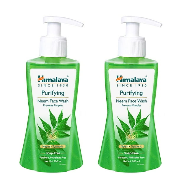 Himalaya Herbals Purifying Neem Face Wash, 200ml Each (Pack of 2)