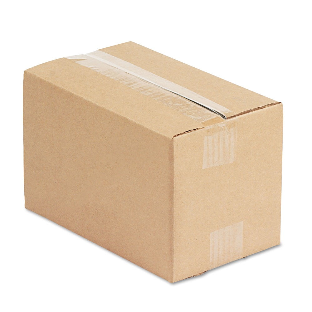 General Supply Brown Corrugated - Fixed-Depth Shipping Boxes, 10l x 6w x 6h, 25/Bundle