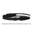 thumbnail image 3 of Antorcha de lámpara de cabeza compatible con Bluetooth de inducción de onda de faro USB COB (negro), 3 of 5