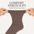 thumbnail image 4 of 5 Pairs Men's Wool Loop Socks, Winter Warm Thick Socks, Men's Outdoor Home Casual Socks fits all sizes 8-12, 4 of 9