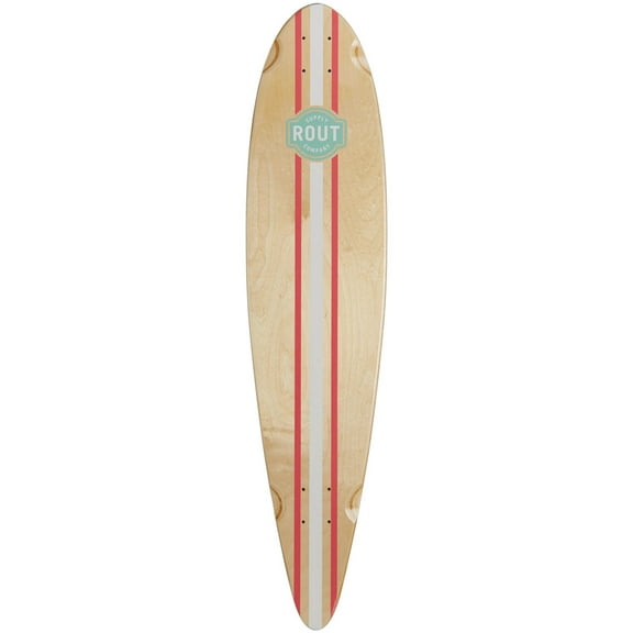 Rout Pinstripe Pintail Longboard Deck