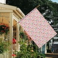 thumbnail image 3 of Pink Christmas Santa and Tree Pattern Fall Garden Flags 28"x40" Double Side,Small Yard Flags for Outside,Outdoor Fall Decor,Autumn Funny Garden Flag Yard Decoration, 3 of 5