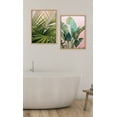 thumbnail image 6 of Kate and Laurel Sylvie Tropic Pink Framed Canvas Wall Art by Alicia Bock, 18x24 Natural, Tropical Plant Photography Art for Wall, 6 of 6