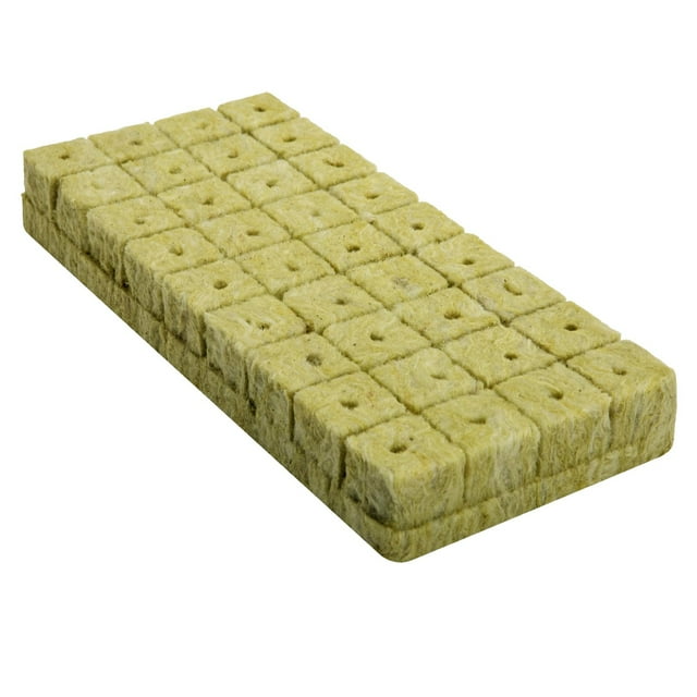 JJKBVCLO Planche de Laine de Roche Hydroponique Bloc de Culture Sans Sol Efficace Bloc de Nutriments Serre Culture Sans Sol Haute Rétention d'Eau Réutilisable