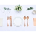 thumbnail image 6 of Unique Bargains Stainless Steel Flatware Set with Spoons and Forks Rose Gold 8 Pcs, 6 of 6