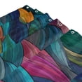 thumbnail image 3 of Yayeee Shower Curtain with Hooks 72"x72" Waterproof Fabric Bathroom Hanging Decor, Colorful Waves Pattern, 3 of 5