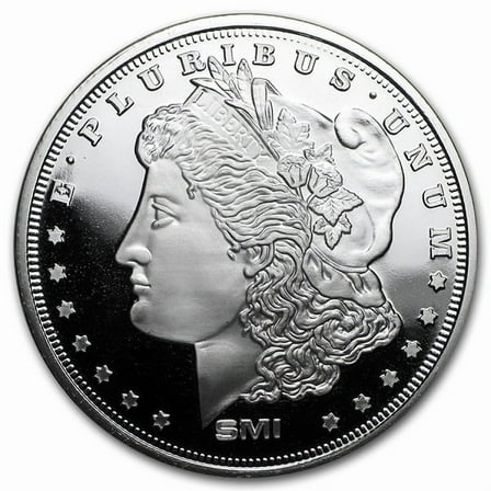 1 oz Silver Morgan Dollar Round - MintMark SI