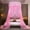 Pink, variant on Mosquito Net For Bed,Twin Bed Canopy,No-installation Ceiling-mounted Dome Mosquito Net,Mosquito Net Bed Canopy for Girls, Princess-Style Round Hoop Bed Canopy, Dome Mosquito Netting(Pink)