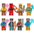 thumbnail image 3 of Colección de 24 Minifiguras de Bloques de Construcción MOC, Figuras del Mundo de Cubos | Decoración de Cumpleaños y Regalos para Fans, 3 of 5