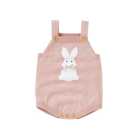 

Bagilaanoe Newborn Baby Girl Boy Knitted Rompers Cartoon Print Sleeveless Bodysuits 3M 6M 9M 12M 18M Infant Summer One Piece Short Jumpsuit