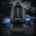 thumbnail image 4 of Maidao Car Seat Covers Full Set for Mercedes-Benz for GLE43AMG 2016-Present 5 Seats Front Rear Cushion Protector with Pillow Black, 4 of 7