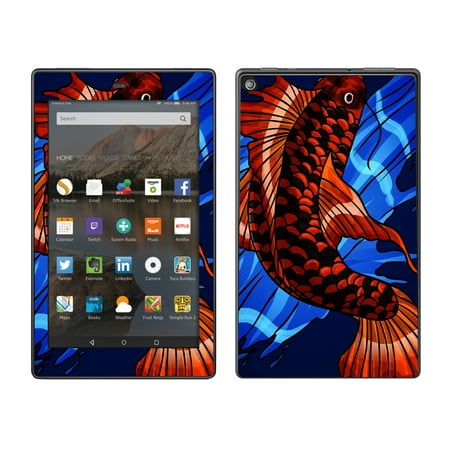 Skin Decal For Amazon Fire Hd 8 Tablet / Koi Fish