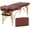 Burgundy, variant on QRKD Massage Bed Portable Massage Table 24 inche Wide Lash Bed 2 Folding Heigh Adjustable Spa Table with Non-Woven Bag for Spa Footmassage Facial CareSpa Tattoo